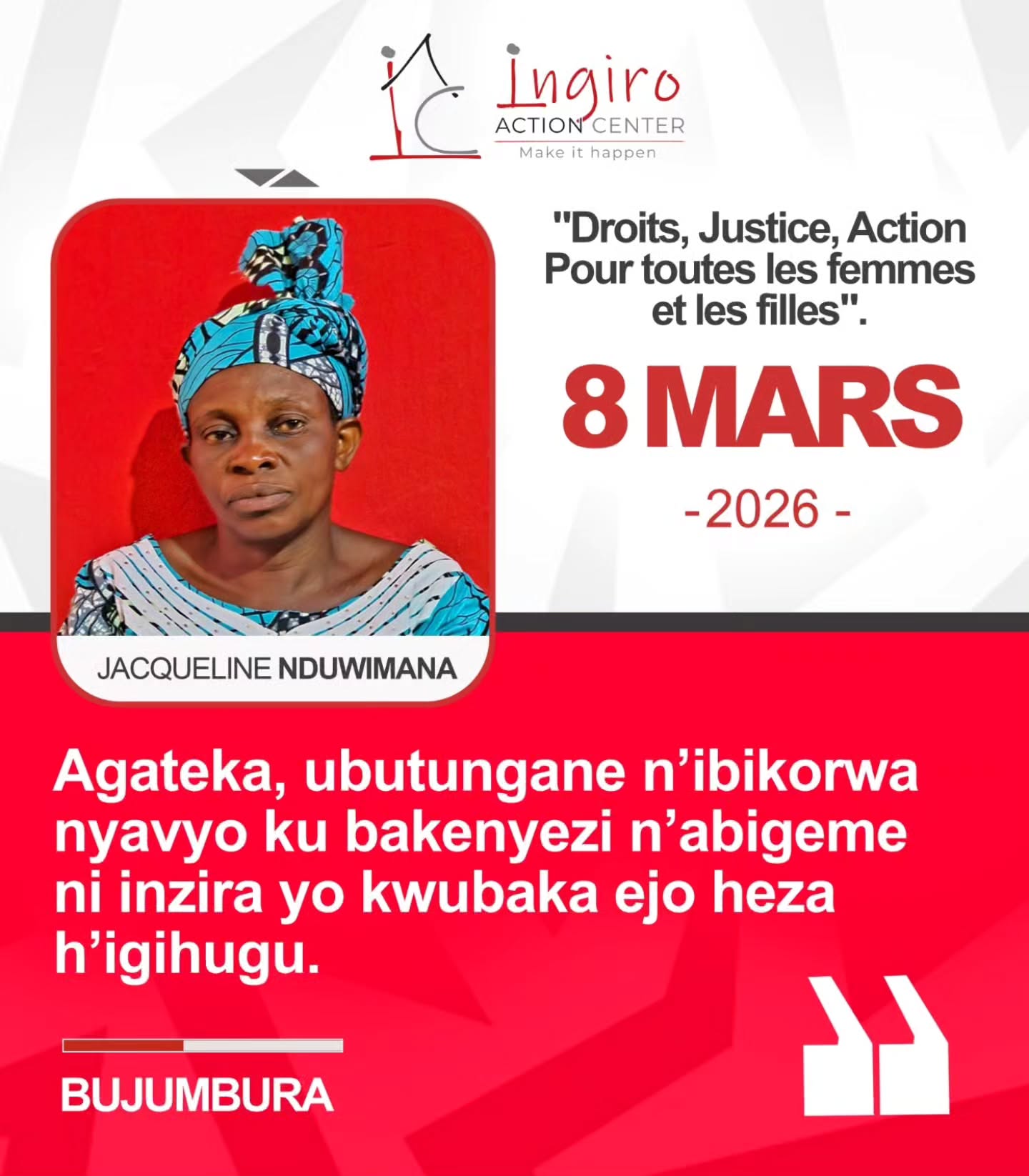 Photo: UBUTUMWA shares women’s messages on their rights