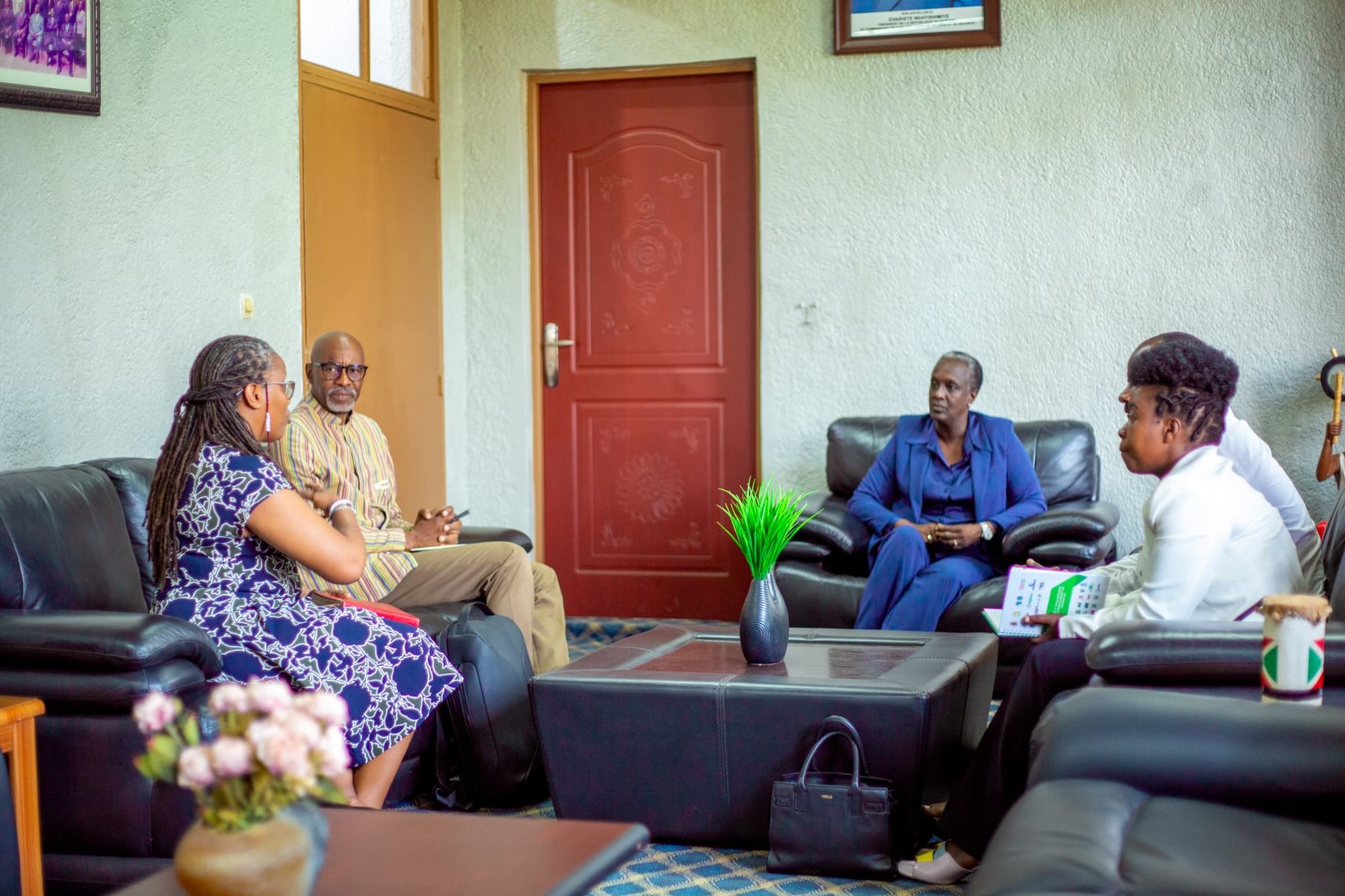 Photo: We joined a discussion on Burundi’s cultural industries