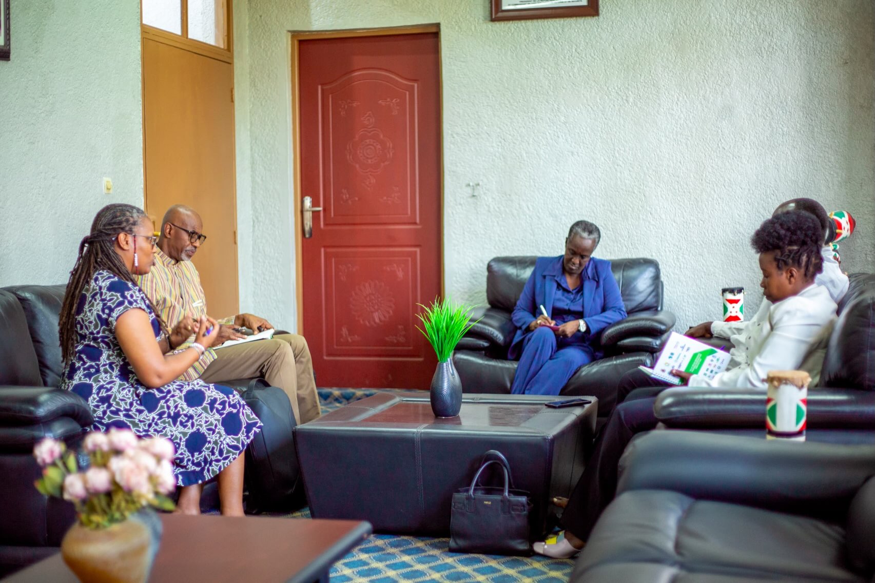 Photo: We joined a discussion on Burundi’s cultural industries