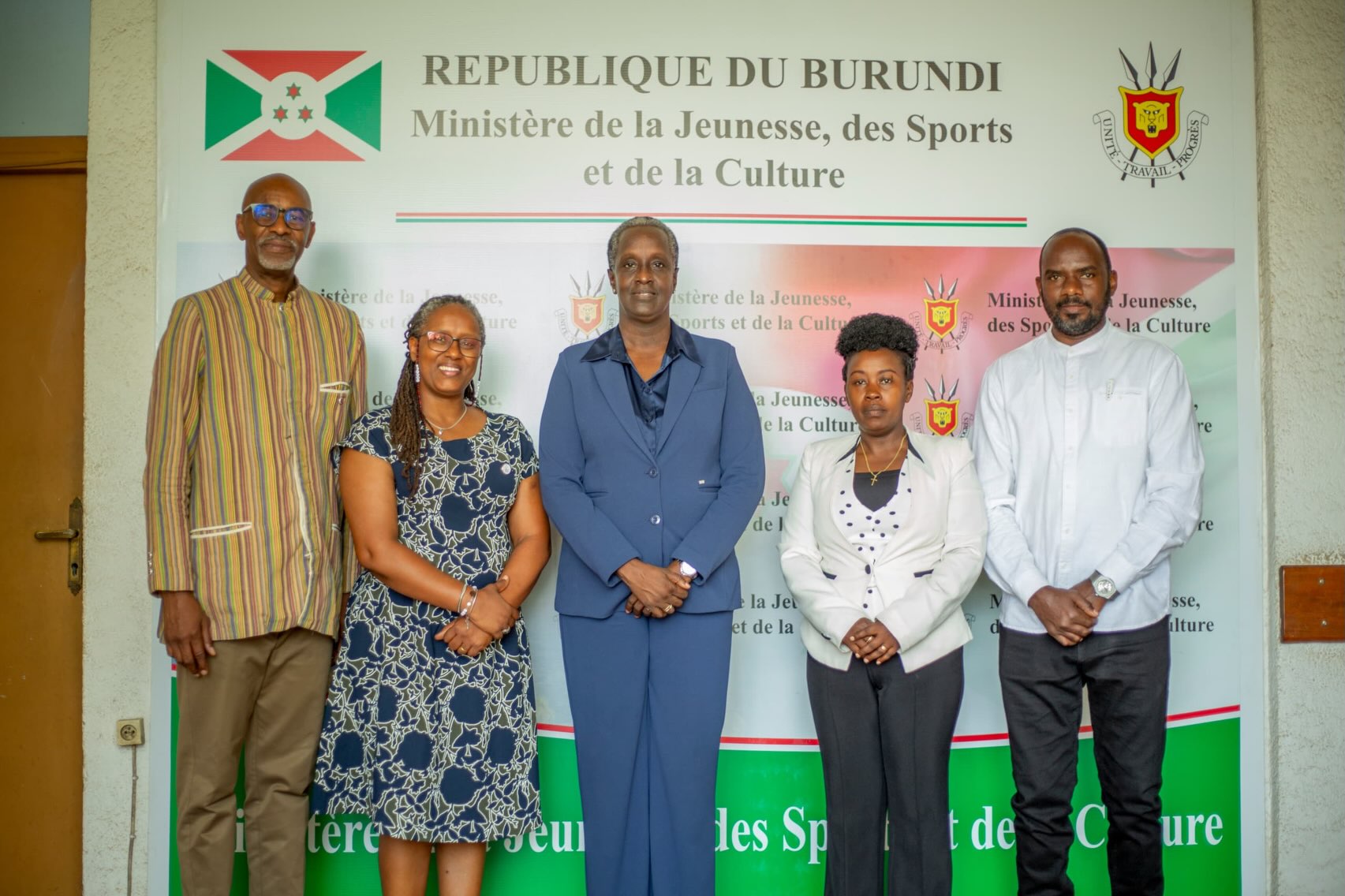 Photo: We joined a discussion on Burundi’s cultural industries