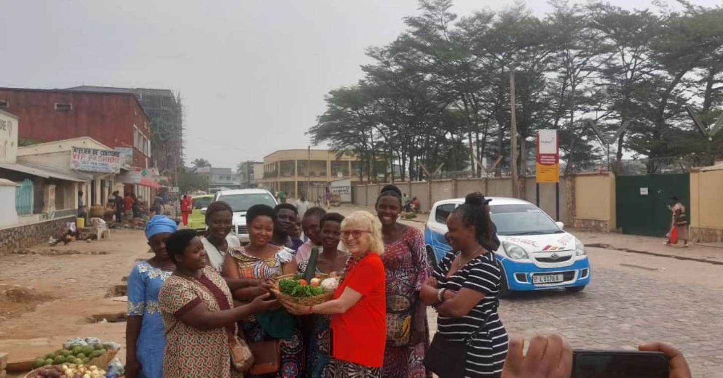 Photo: Rema England representative visits Runtown Ladies