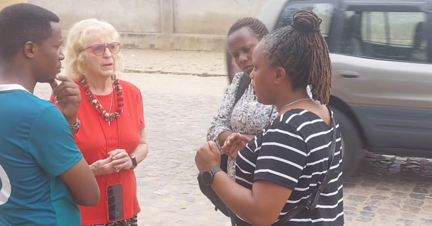 Photo: Rema England representative visits Runtown Ladies